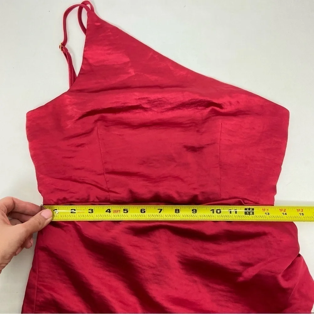 Lovers and Friends Renata Midi Dress in Cherry Red S